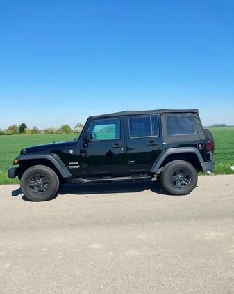 Jeep Wrangler cena 113900 przebieg: 133000, rok produkcji 2017 z Zambrów małe 352